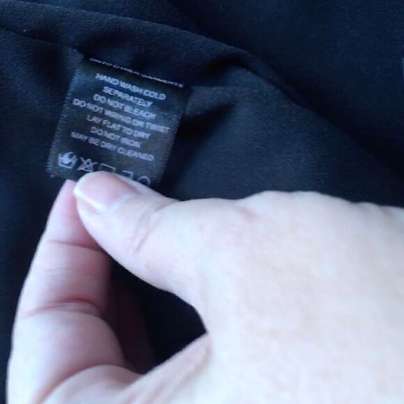 V NECK Leather Looking Top - Picture 5 of 16